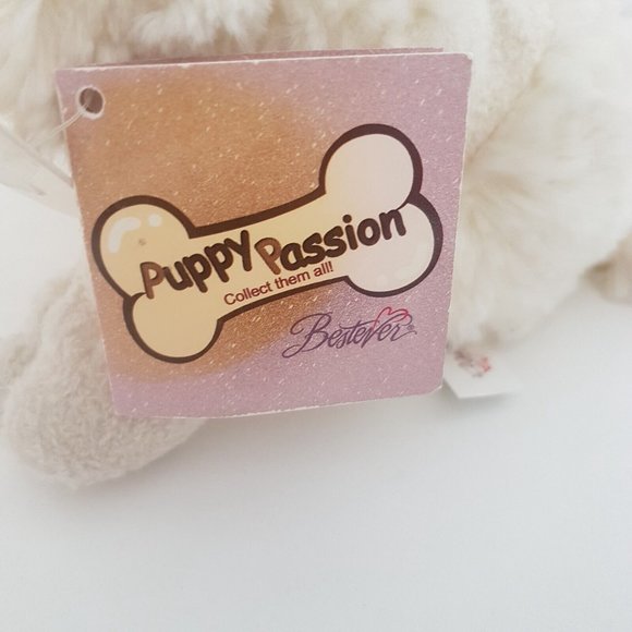 BESTEVER Plush Puppy Passion Pansy Poodle Sitting Toy Dog Stuffed Animal - Picture 9 of 13
